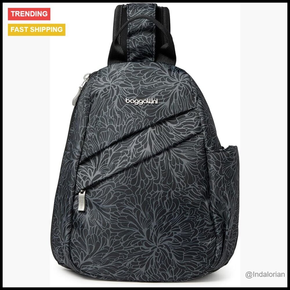 Lightweight Sling Backpack Adjustable Strap Daypack Travel Hiking Bag